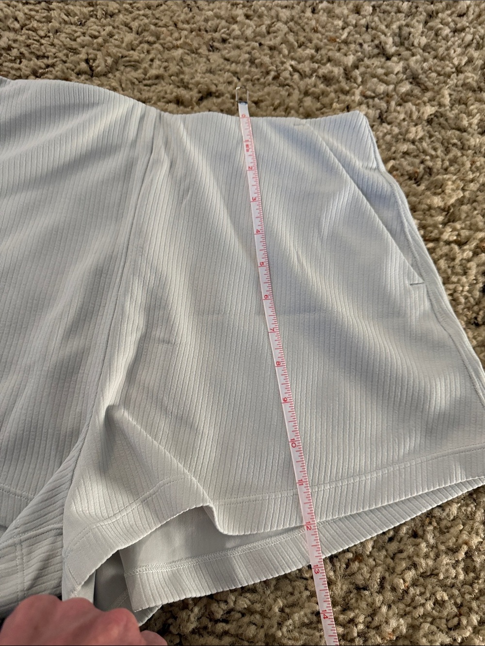 lululemon athletica White High-Waist Ribbed Shorts - Picture 5 of 5
